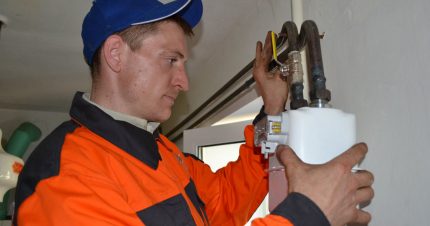 Как да поставите газомер при прехвърляне на котела Монтаж на газомер