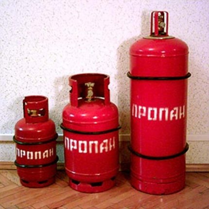 Cilindros para armazenamento e transporte de mistura de gás liquefeito Cilindros de butano e propano