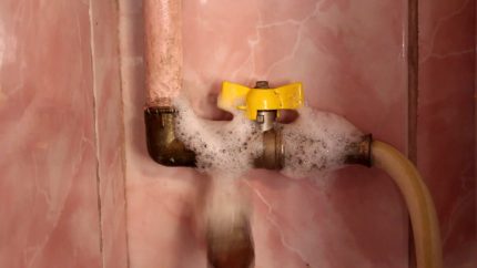 Teste de vazamento de gasoduto Teste de vazamento de gás