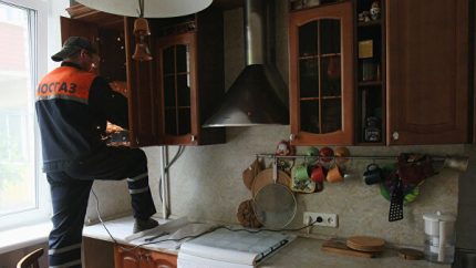 Installation d'une vanne pour un détecteur de fuite de gaz Installation d'une vanne pour un détecteur de fuite de gaz