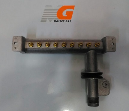 Manifold with gas nozzles