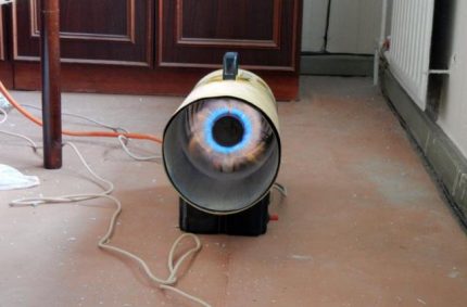 Gas heat gun Gas heat gun