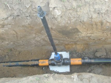 Underground gas ball valve Repair of ball valves