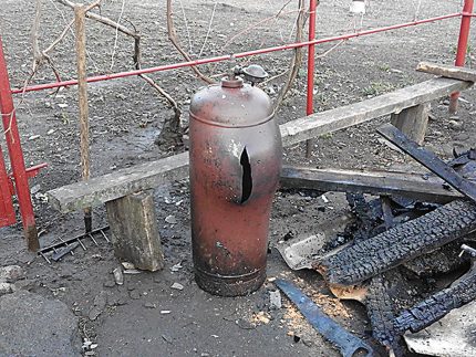 Masikip na bote ng gas Masikip na bote ng gas