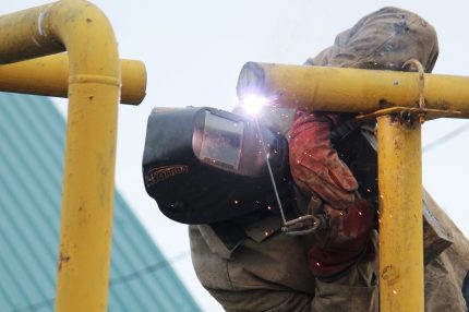 Gas pipe installation Gas pipe installation