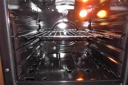 Đèn nền trong lò gas Đèn nền trong lò gas