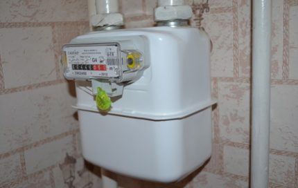 Ang metro ng gas ng lamad Ang metro ng gas ng lamad
