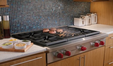 Table de cuisson avec grill Table de cuisson avec grill