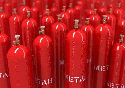 Bouteilles de méthane Bouteilles de gaz de différentes tailles