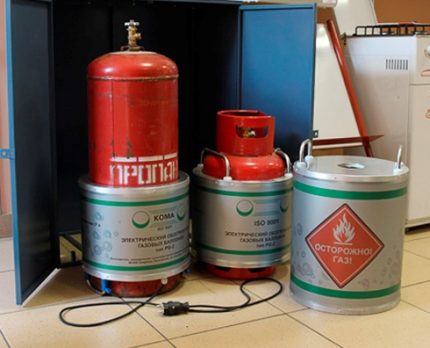 Gas cylinder heater Gas cylinder heater