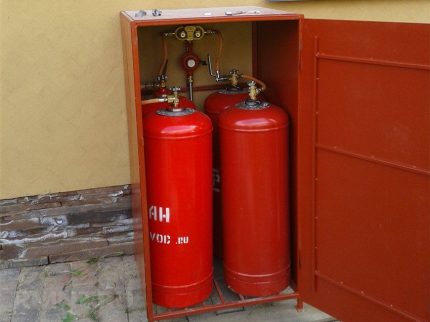 Wardrobe para sa maraming mga cylinders