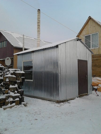 Freestanding gas boiler room Freestanding gas boiler room
