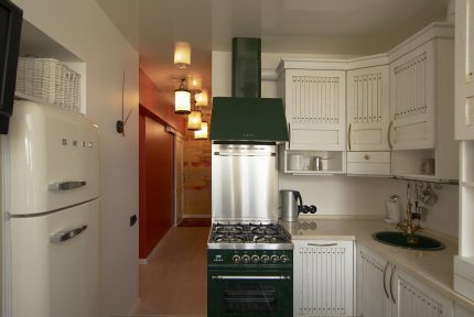 The original color scheme for the gas stove The original color scheme for the gas stove