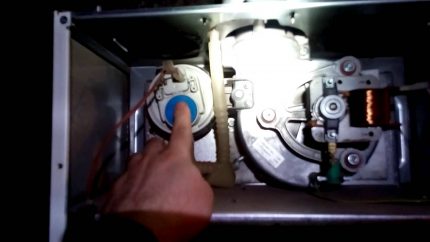 Pressostat és turbina