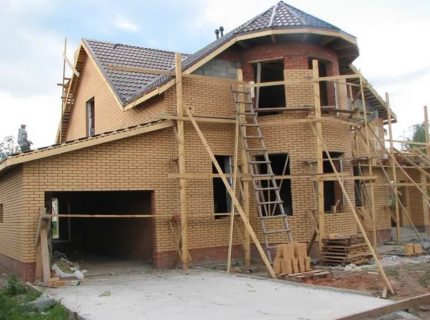 Home construction House under construction