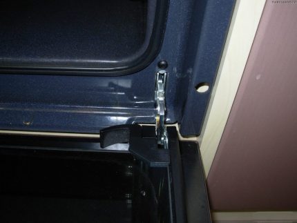 Oven door is loose Oven door is loose