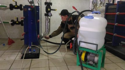Paglilinis ng propesyonal na heat exchanger Paglilinis ng tangke ng propesyonal