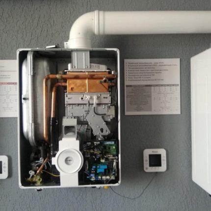 Mga diagnostic sa boiler ng gas Rinnai Diagnostics