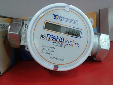 Μετρητής φυσικού αερίου οικιακής χρήσης Μετρητής φυσικού αερίου οικιακής χρήσης