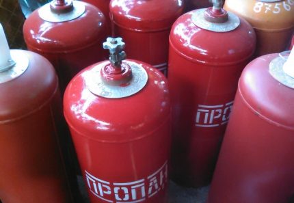 Bouteilles de gaz Bouteilles de gaz