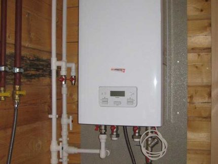 Wall mounted gas boiler Project approval
