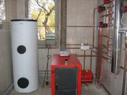Gas boiler equipment Gas boiler equipment