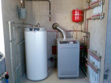 Gas boiler installation Boiler installation