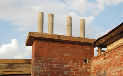 Ventilation et conduits de fumée des tuyaux d'amiante Cheminée de tuyaux en amiante-ciment