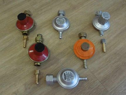 Boîte de vitesses pour fonctionnement au GPL Réducteur pour bouteille de gaz