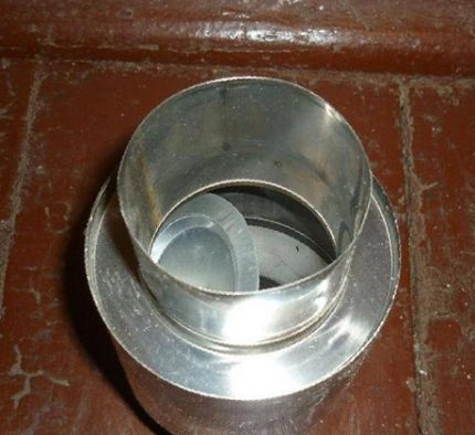 Chimney check valve Chimney check valve