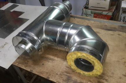 Insulation layer in the sandwich pipe Insulation layer in the sandwich pipe