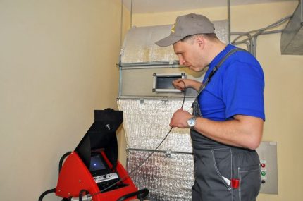 Inspection of ventilation systems Inspection of ventilation systems