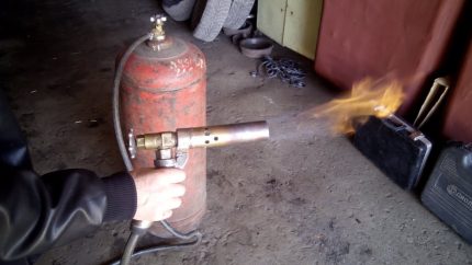 Propane gas burner Propane gas burner