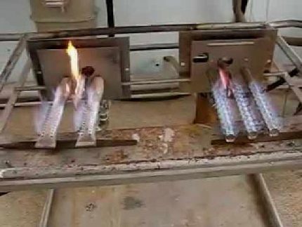 Mga slit-type gas burner Sampol ng nozzle ng slot