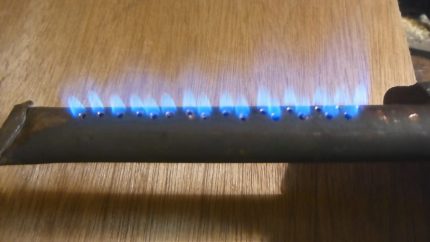 Gawang bahay na burner Ang hitsura ng isang homemade nozzle