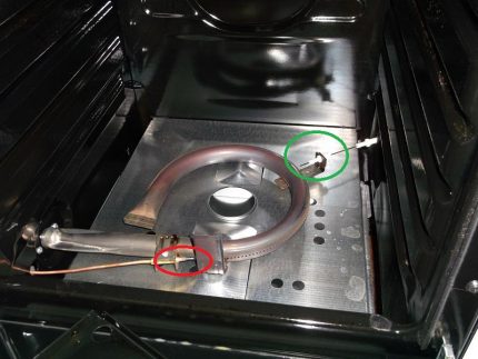 Hệ thống đánh lửa và lò nướng Hephaestus Đánh lửa điện và đầu đốt cặp nhiệt điện