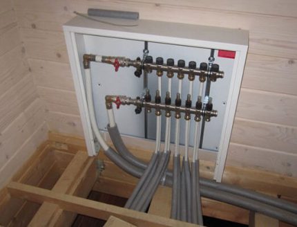Collector heating system Collector heating system