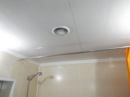 Ventilation forcée dans la salle de bain Ventilation forcée dans la salle de bain