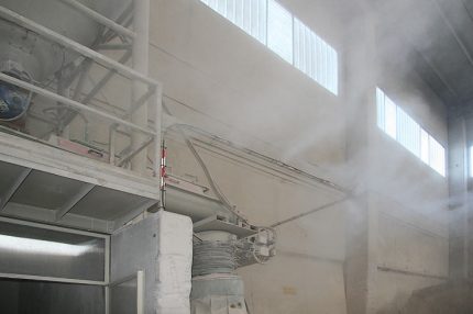 Factory fogging system Factory fogging system