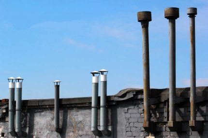 Ventilation fungi - umbrellas and baffles Ventilation fungi - umbrellas and baffles