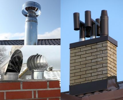 Complex types of deflectors Complex types of deflectors