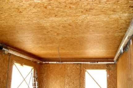 Duto de ventilação na casa SIP