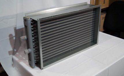 Trocador de calor para aquecedor de ventilação