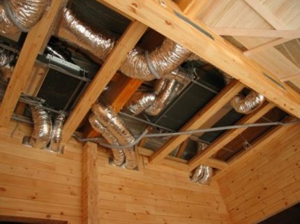 Sistema de ventilação mecânica de uma casa particular Sistema de ventilação mecânica de uma casa particular