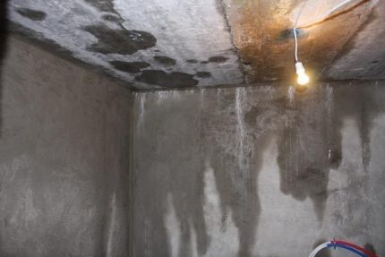 Pemeluwapan di ruang bawah tanah Pemeluwapan di ruang bawah tanah