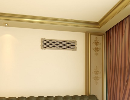 Ventilation des canaux derrière un faux mur Ventilation des canaux derrière un faux mur