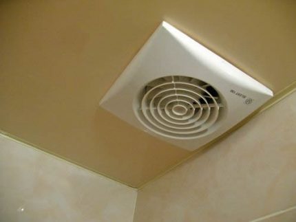 Hood in the bathroom Hood in the bathroom