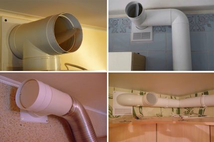 Ways to install a check valve for ventilation