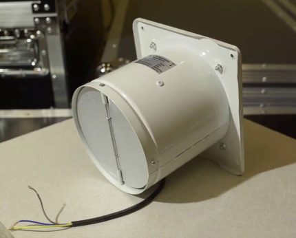 Check valve fan