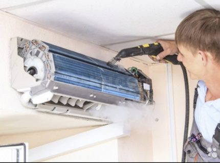 Air conditioner cleaning